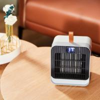 Chauffage numérique PTC intelligent 2026 CE avec poignée en PU, télécommande, ventilation, autoportant, portable, en plastique, 2000W, pour bureau