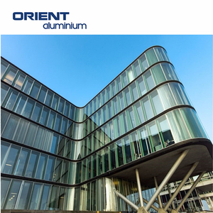 Fournisseur d'or, murs-rideaux en aluminium à double vitrage pour l'extérieur, projet de construction, panneaux de façade, cadre en aluminium, fenêtre murale - Product Image 3