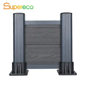 Garden Wpc Composite Wood Plastic Fence Post Panels Door Boards