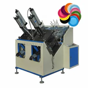 Vollautomatische Einweg-Papierplattenmaschine / Papierplattenherstellungsmaschine Preis / Papierplattenformmaschine
