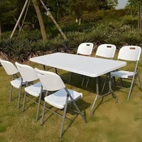 Chaise de jardin moderne en métal robuste, cadre blanc, chaises pliantes en plastique personnalisées pour événements et fêtes
