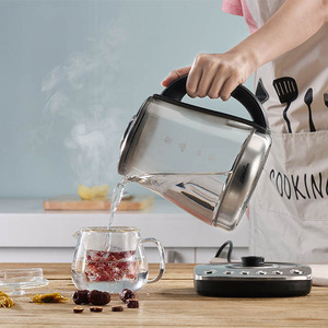 Hervidor Eléctrico de Vidrio Transparente con Infusor de Té - Product Image 4