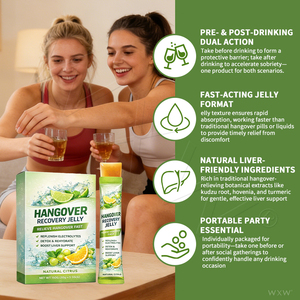 Gelatina Electrolítica para el Alivio <span class=keywords><strong>de</strong></span> la Resaca, Repone Electrolitos Rápidamente, Alivia el <span class=keywords><strong>Dolor</strong></span> <span class=keywords><strong>de</strong></span> <span class=keywords><strong>Cabeza</strong></span>, la Fatiga y las Náuseas Después <span class=keywords><strong>de</strong></span> Beber, Apoya la Recuperación - Product Image 6