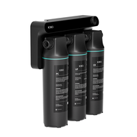 Purificateur d'eau manuel à membrane UF à 3 étages de 1/4 pouce, ultrafiltration sous l'évier, coton PP, bloc de carbone