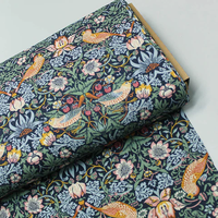 Tissu en rayonne 100% imprimé numérique à motifs floraux, viscose 30s 45s 60s, pour robes et vêtements féminins
