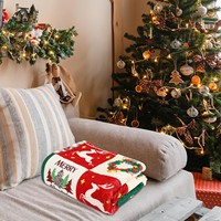 Couverture ChamXue imprimée, couvertures en flanelle polaire, couvertures de Noël, d'Halloween et de fêtes, style européen, toutes saisons, douces