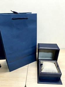 Luxury Leatherette <b>Watch</b> Box <b>Set</b> with Faux Suede Lining and Snap Closure Rectangle Shape Protective Packaging for Single <b>Watch</b> - Product Image 2