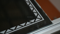 Machine de sablage laser pour miroirs en verre traité, élimination de la peinture, perçage, finition intelligente des miroirs, fabrication de miroirs