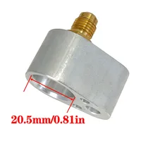 1 set/1 unidad de Conector de Detección de Fugas para Aire Acondicionado de Coche, Bomba de Compresor de Condensador, Interfaz Hembra de 12V para OLIVER