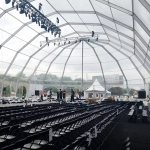 โครงสร้างเต็นท์ทรงหลายเหลี่ยมขนาดใหญ่ โปร่งใส สำหรับจัดงานขนาดใหญ่ รองรับคนได้ 1000 3000 5000 10000 คน เหมาะสำหรับคอนเสิร์ต<span class=keywords><strong>ดนตรี</strong></span> พิธีการ และเทศกาลต่างๆ - Product Image 3