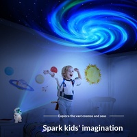 NOUVEAU Projecteur LED Galaxie avec Minuteur, Veilleuse de Projection Ciel Étoilé pour Chambre à Coucher, Décoration Maison, Cadeau d'Anniversaire Enfant