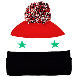 Venta al por mayor de la bandera personalizada de punto cálido sombreros Beanie Venezuela Bandera Nacional gorra española sombrero para Unisex - Product Image 5