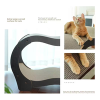 Lit pour chat en carton ondulé à double couche moderne, 2 niveaux, pour plusieurs grands chats, faible MOQ, vente en gros