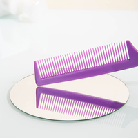 Peigne à queue pointue en métal Wanmei Candy Color pour salon de coiffure, accessoires de barbier, outils de coiffage, soins de beauté