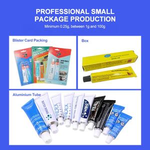 Tubo de Aluminio con Logotipo Personalizado, Adhesivo de Silicona Impermeable/Sellador de Silicona para Unir Plásticos, Vidrio, Metal y Gomas - Product Image 4