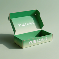 Boîte d'expédition personnalisée en papier kraft ondulé blanc gaufrage parfum perruque abonnement emballage cadeau avec logo inclus