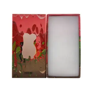 Customize Logo Embossing Spot UV Coating K Ream Easy Labor Paper Box 2g Drawer Gift Box Packaging Slide Out Box