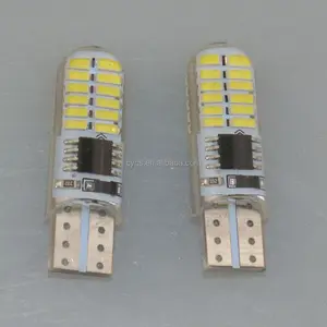 T10 Led Car Bulbs W5W 194 168 501 24smd 3014 Flashing W5w Car Led Side Wedge Signal Backup Reverse T10 Flashing Strobe Led Light Bulb