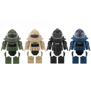 ชุดตัวต่อชุดป้องกันระเบิดทางทหาร <span class=keywords><strong>EOD</strong></span> หน่วยรบพิเศษ เสื้อเกราะกันระเบิด อุปกรณ์เสริมฟิกเกอร์ ชุดของเล่น - Product Image 1