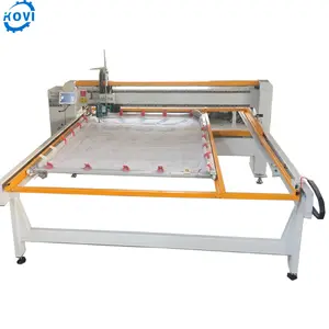 Duvet edredon acolchoado máquina de costura, edredon solteiro automático acolchoado linha de produção
