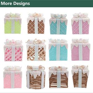 Articoli di Tendenza per Natale, Decorazioni di Alta Qualità, Nuovo Set Regalo in Colore Marrone, Tema Caramelle per Interni Casa, Fornitore Natalizio - Product Image 4