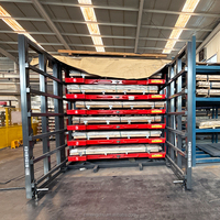 Étagères de stockage d'entrepôt certifiées CE, rayonnages à palettes en acier, système d'étagères de stockage de marchandises lourdes, rayonnages industriels en acier