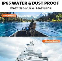 Garansi 5 Tahun BMS 30A 16V 30AH Paket Baterai Lithium Ion untuk Fish Finder, Radar Laut, dan Sonar