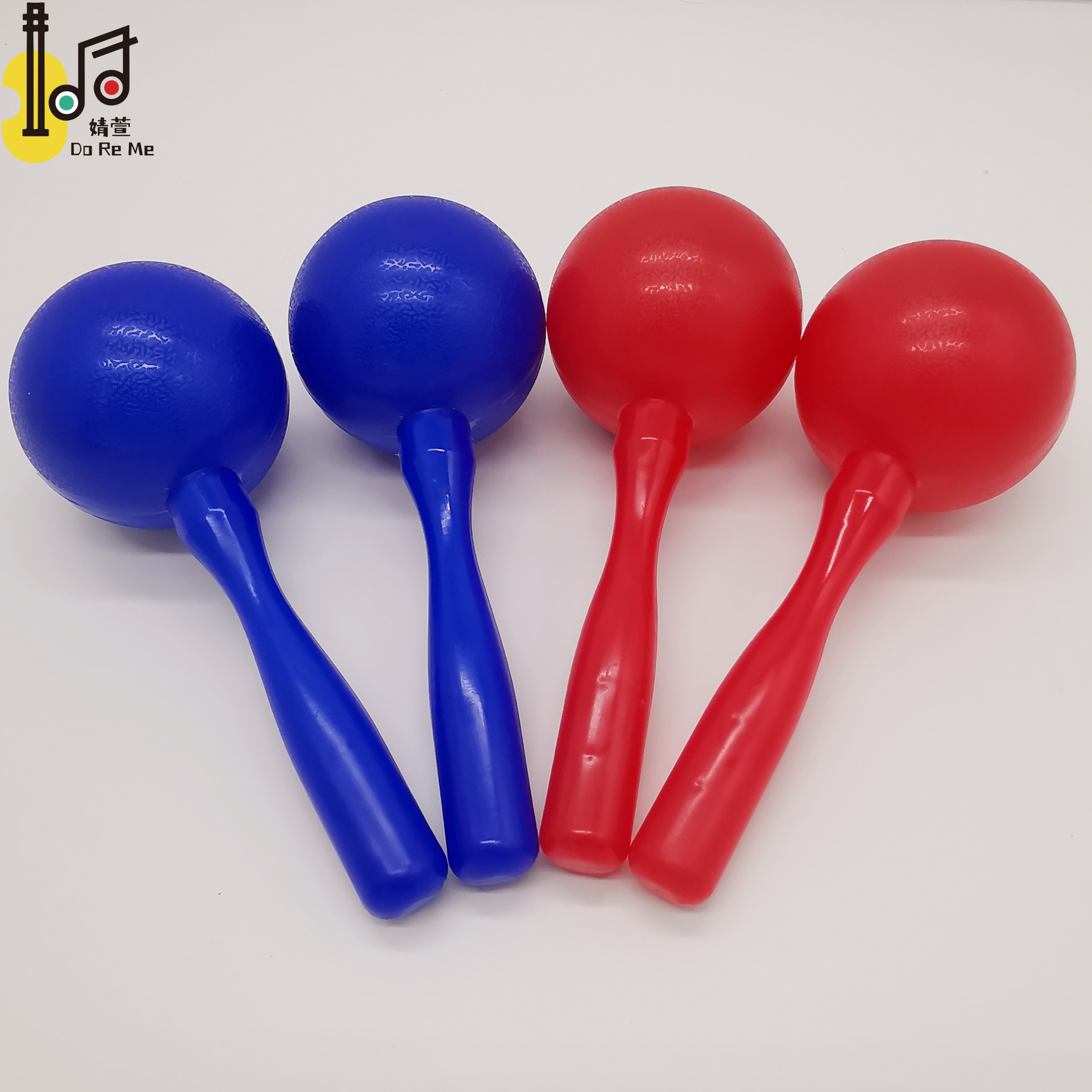 Maracas Per Bambini TIGER Mini Egg: Confezione Da 10, Rosse, Strumento Musicale Percussione Per Scuola