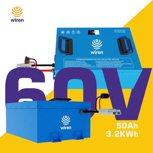 Wiren แบตเตอรี่ LiFePO4 50Ah 64V 3.2kWh แบตเตอรี่6000รอบลึกสำหรับผู้โดยสารสามล้อไฟฟ้า - Product Image 3