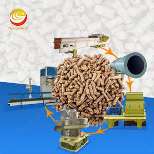 Machine à granulés de riz ORME à matrice annulaire verticale, machine à granulés de bois, ligne de production de granulés de biomasse - Product Image 1