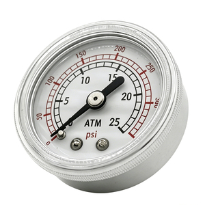 Manomètre médical à coque moletée antidérapante ZX-<span class=keywords><strong>16</strong></span>-8, double échelle ATM PSI, moniteur de pression clinique pour gonflage - Product Image 1