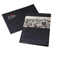 Papel de copia de tamaño A4 con logotipo personalizado Documentos de logotipo de lámina dorada Carpeta de contrato de bienes raíces hecha comercialmente Folleto personalizado