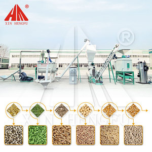 Nuevo 9KWH304 6-8 T/H Línea completa de producción de molino de alimentación animal de bajo costo para alimentación de pollo, pato y cerdo - Product Image 6