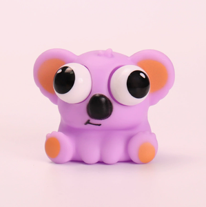 Jouet anti-stress en plastique à yeux bouffants pour petits animaux, mignon, à presser, pour enfants, avec logo personnalisé, cadeau, vente en gros - Product Image 2