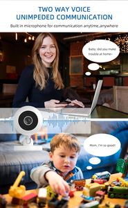 Home <strong>Camera</strong> Night Vision Sound Motion Detection Wifi Smart Baby Two Way Audio Monitor 1080P Security <strong>Camera</strong> - Product Image 3