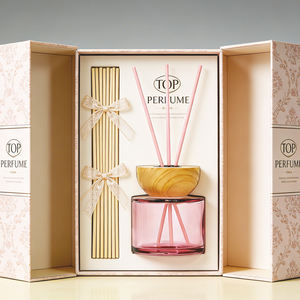 Botellas Difusoras de Aromas de Gran Capacidad a Granel, Económicas, con Tapas de Madera y Varillas de Aroma de Regalo, Opciones de Logotipo Personalizado - Product Image 1