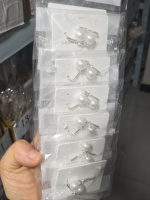 Pendientes de Perlas de Imitación Elegantes y Sencillos para Mujer, Aleación de Zinc, para Bodas y Eventos, Joyería de Alta Gama