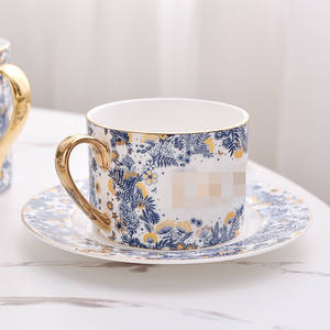 Dinner Sets Wholesale New Design European Style 4-piece Ceramic Plates Bone China <b>Gift</b> <b>Box</b> Luxury Party Hot Cup Kit Custom Logo - Product Image 3