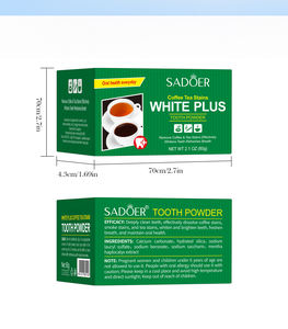 ผงฟอกฟันขาว OEM SADOER กลิ่นมิ้นท์ รับผลิตโลโก้เอง ใช้ในบ้าน ผลิตภัณฑ์ดูแลทำความสะอาด<span class=keywords><strong>ฟัน</strong></span> ลด<span class=keywords><strong>คราบ</strong></span>จากกาแฟ ชา และนักสูบ - Product Image 2