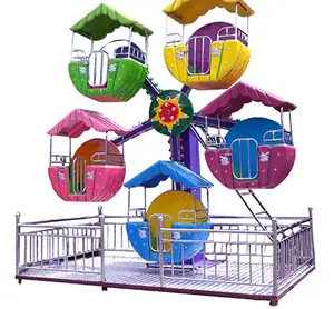 Atractivo juegos de los niños Parque de Atracciones paseos mini rueda de ferris/parque de atracciones para la venta