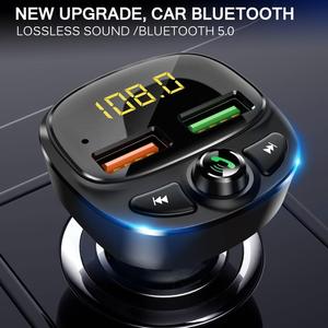 Productos de Dropshipping 2026, Reproductor MP3 para Auto Más Vendido, Adaptador de Música, Cargador USB Dual, Kit de Manos Libres para Auto con <span class=keywords><strong>Bluetooth</strong></span>, Transmisor de Radio FM - Product Image 2