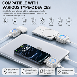Dispositivo di Disconnessione Automatica <span class=keywords><strong>Mini</strong></span> per Ricarica Rapida 140W per Smartphone Type-C Disponibile - Product Image 3