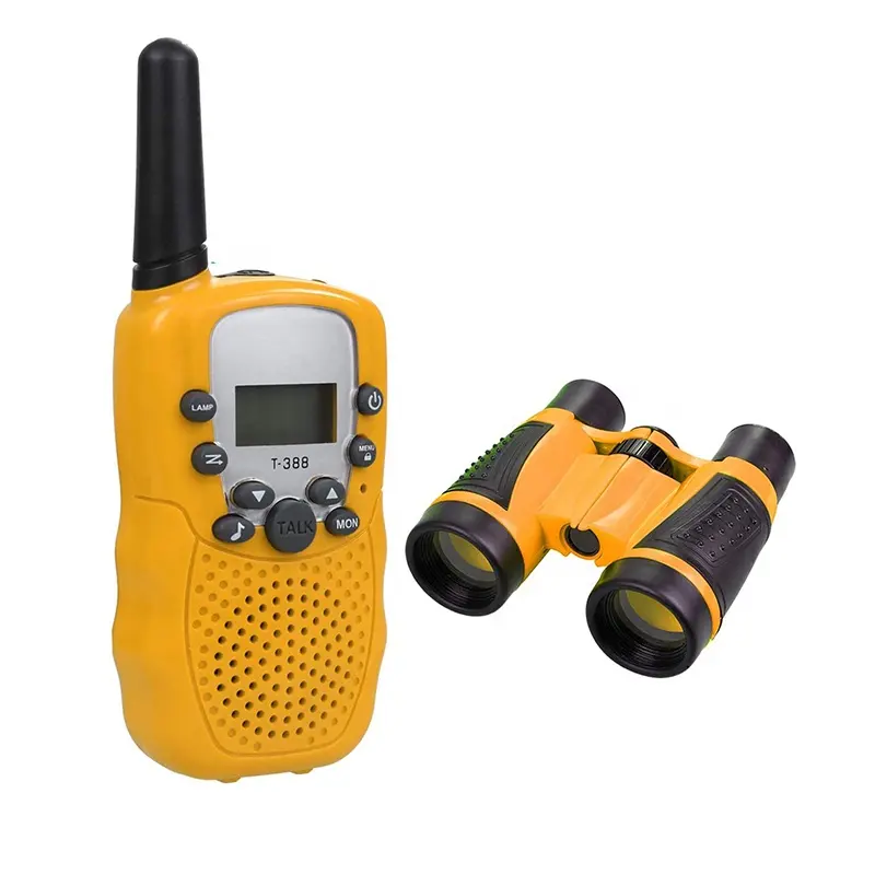 walkie talkies and Telescope Sets for Kids, 22 Channel 2 Way Radio 3 Mile Long Range Handheld Kids Walkie Talkies