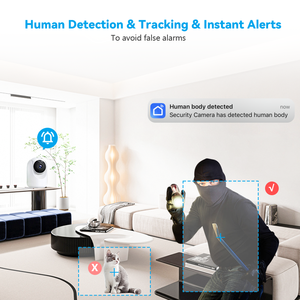 Original de fábrica <span class=keywords><strong>Tuya</strong></span> 1080P HD interior inalámbrico WIFI Cctv Cámara <span class=keywords><strong>IP</strong></span> bidireccional Talk Video Baby Monitor Cámara - Product Image 4