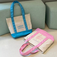 Vente en gros de sacs fourre-tout en coton biologique recyclé écologiques et simples avec poche, sac de shopping en toile avec logo imprimé personnalisé