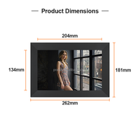 Pour 10.1 "Wifi Cloud cadre photo numérique IPS tactile HD affichage 16GB stockage partager Photo Via Frameo Cloud clé USB carte SD
