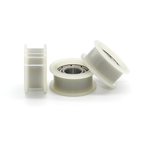 Fournisseur de roulettes de guidage de type H, rouleaux en caoutchouc revêtus de roulements, rouleaux en plastique technique en nylon, 6*17.5*8mm, vente en gros - Product Image 5