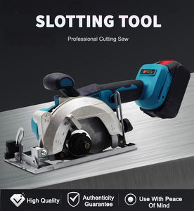 Set di utensili elettrici per taglialegna circolari Cordless ricaricabile per sega <span class=keywords><strong>a</strong></span> mano in legno e metallo - Product Image 2