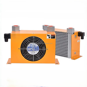 Refroidisseur <span class=keywords><strong>d</strong></span>'huile hydraulique à plaques en aluminium 380V AC, refroidi par air, pression nominale 4MPa, <span class=keywords><strong>d</strong></span>ébit max 180L/min, prix compétitif pour CNC - Product Image 2