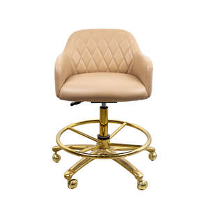 Chaise d'invité de salle de <span class=keywords><strong>jeux</strong></span> de <span class=keywords><strong>casino</strong></span> de baccarat de salle de <span class=keywords><strong>jeux</strong></span> de salle de divertissement confortable à hauteur réglable classique de luxe simple - Product Image 1